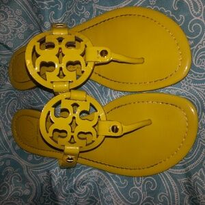 Tory Burch Yellow Sandals